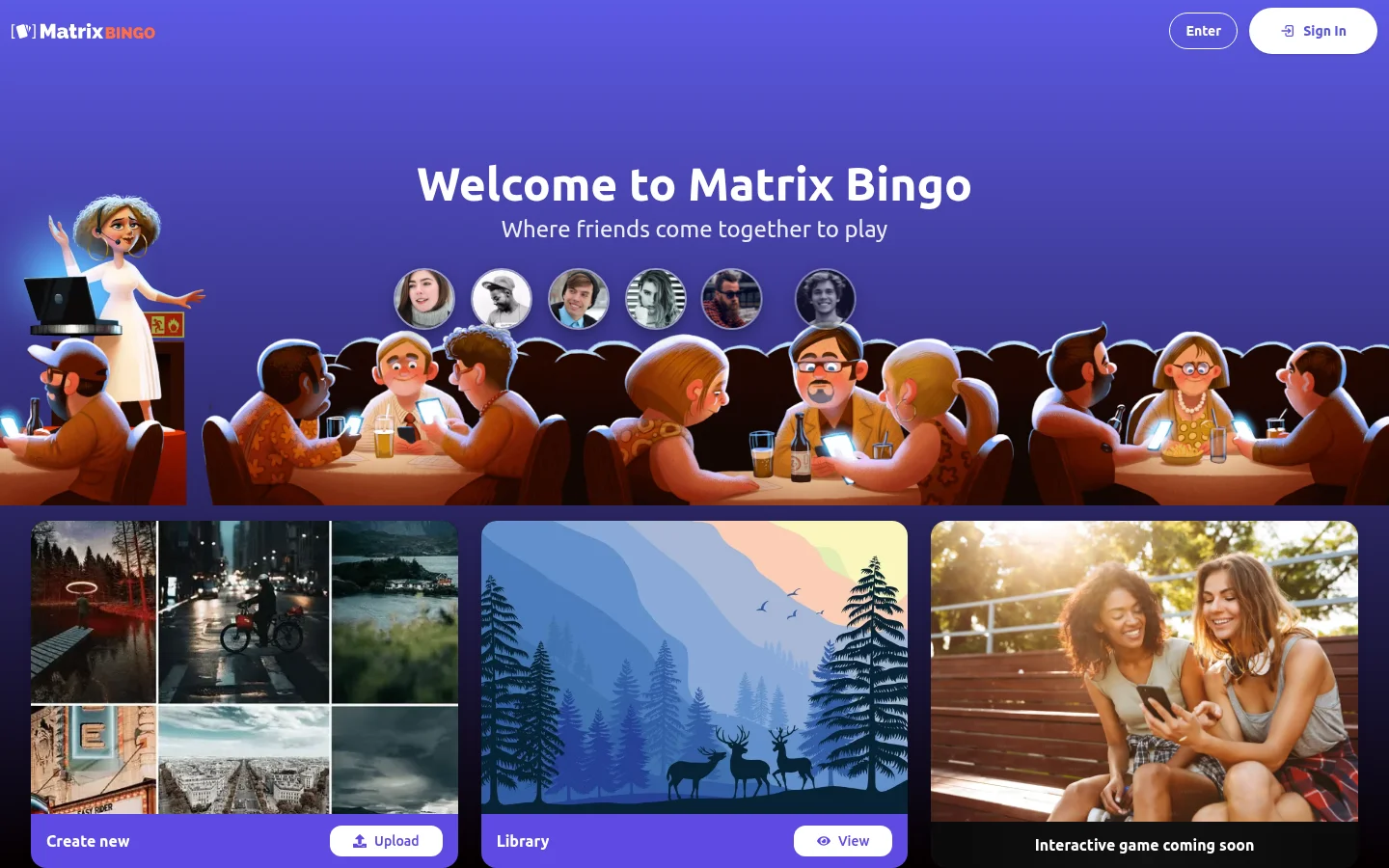 Matrix Bingo preview